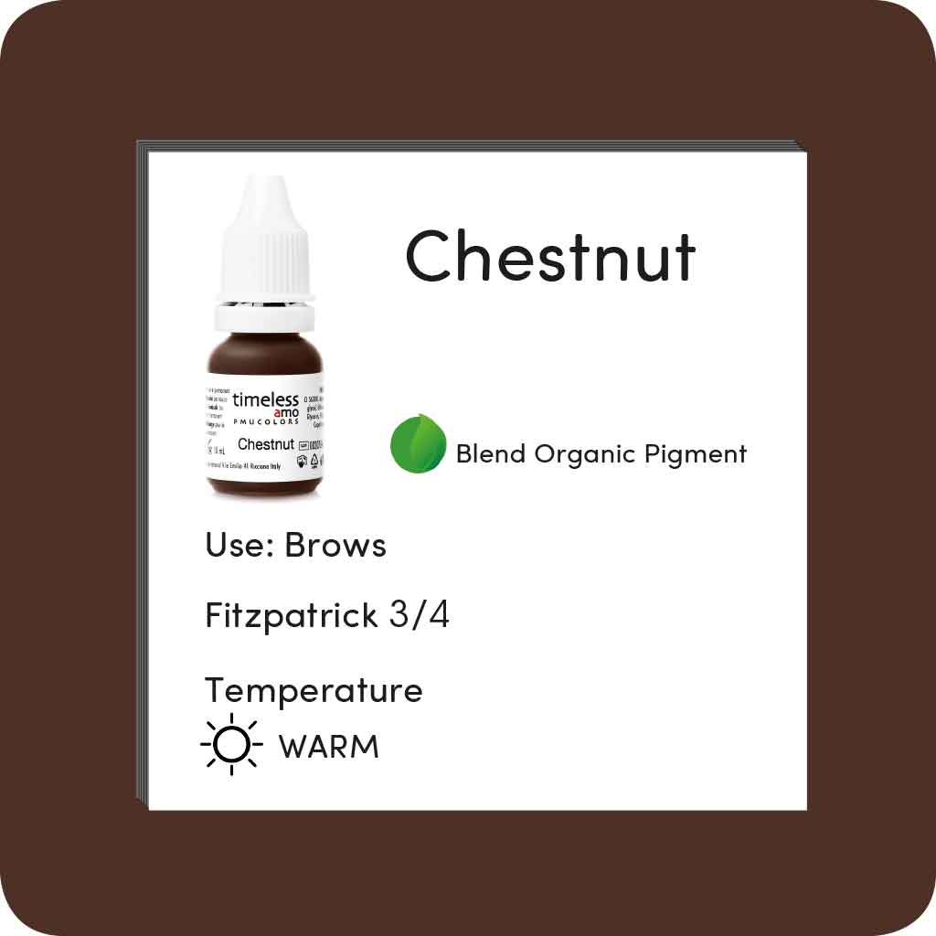 Timeless PMU Colors | Chestnut 10ml AMO