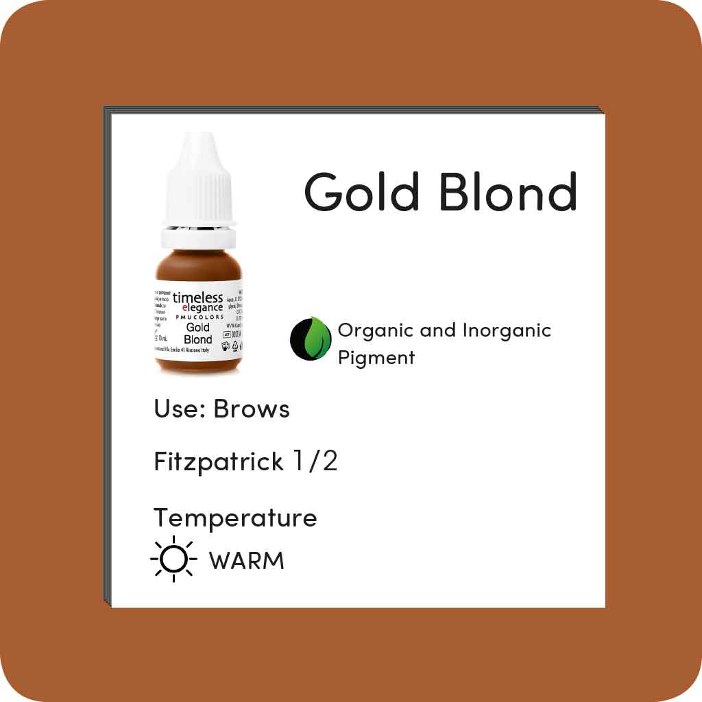 Timeless PMU Colors |  Gold Blond 10ml Elegance