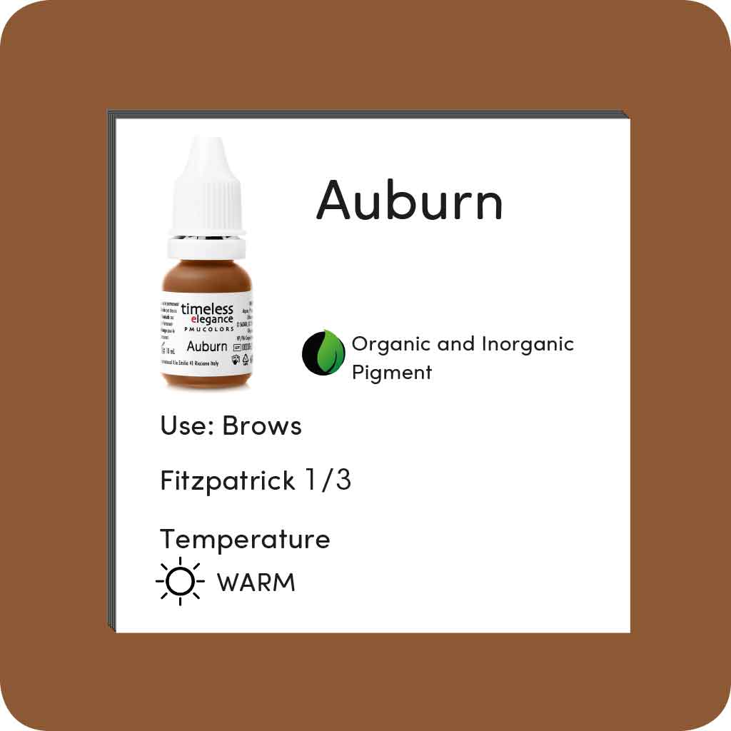 Timeless PMU Colors |  Auburn 10ml Elegance