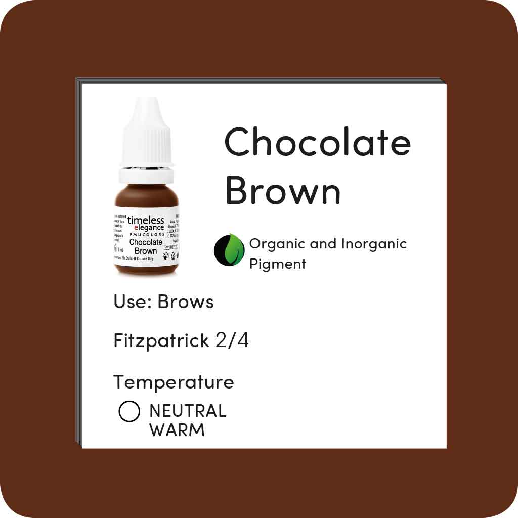 Timeless PMU Colors | Chocolate Brown 10ml Elegance