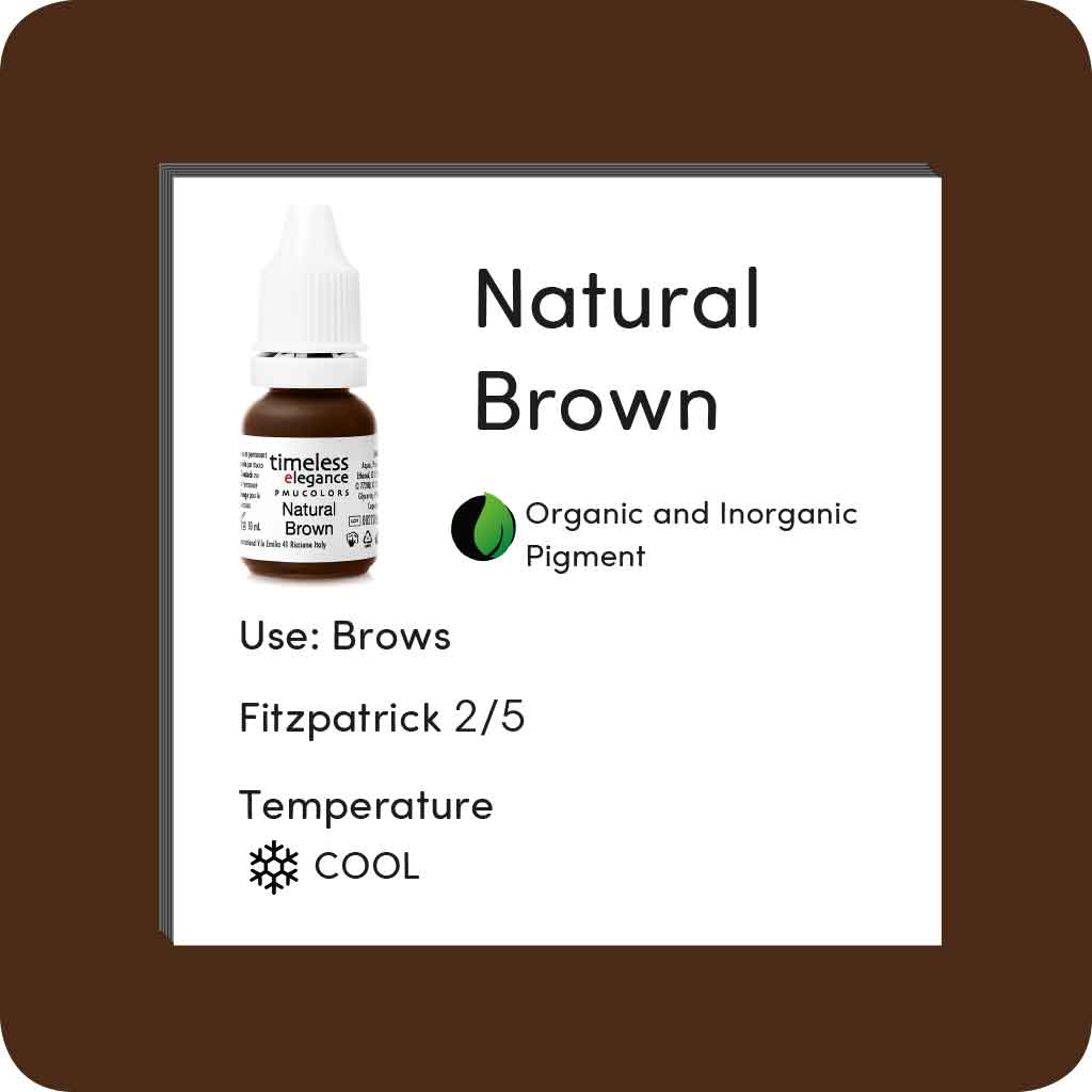 Timeless PMU Colors | Natural Brown 10ml Elegance