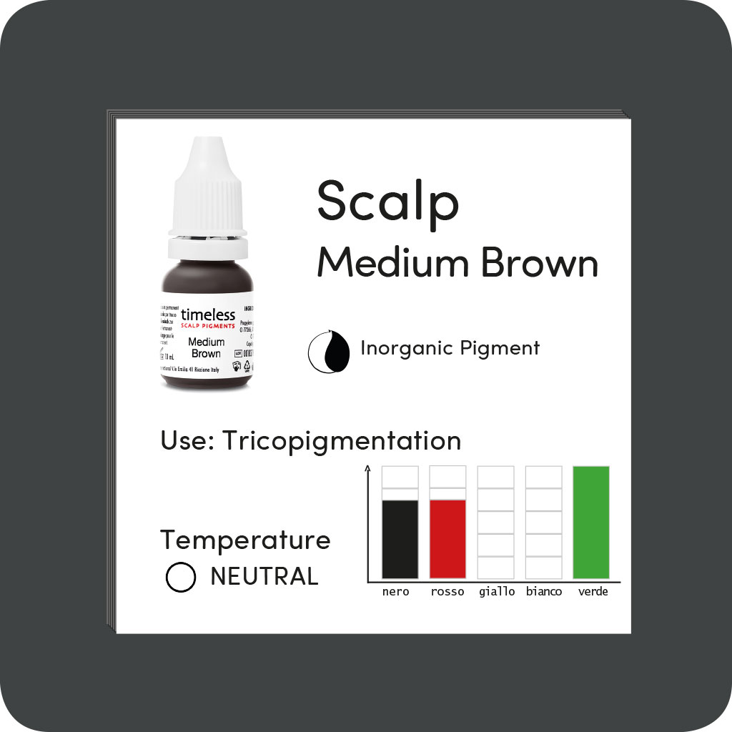 Timeless Colori Tricopigmentazione | Medium Brown 10ml