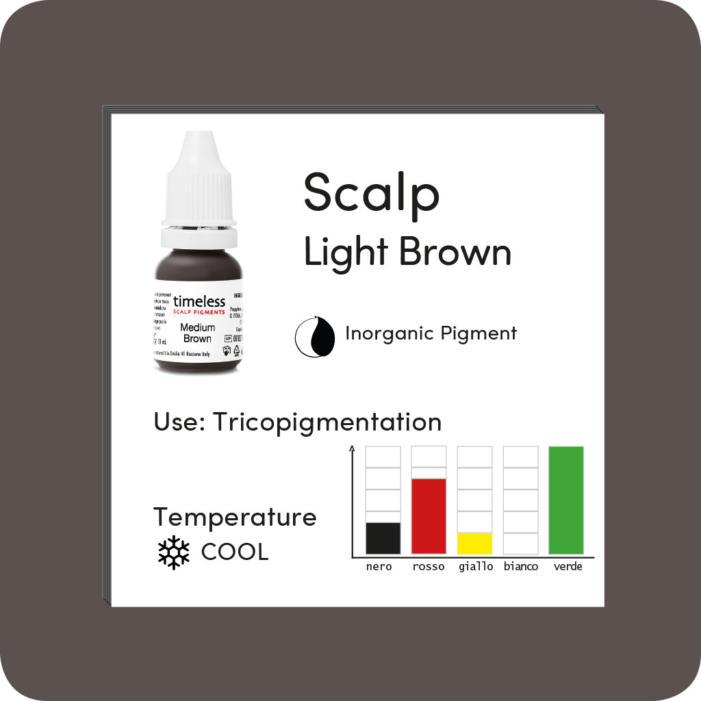 Timeless Colori Tricopigmentazione | Light Brown 10ml