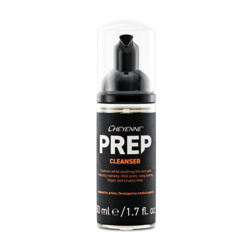 Cheyenne Prep Cleanser 50ml - Mousse Nettoyante Professionnelle pour Tatouage