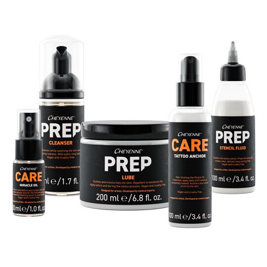 CHEYENNE PREP & CARE BUNDLE Complete Tattoo Skincare Collection