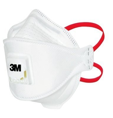 3M Mascherina 1873V+ Aura Respiratore per uso sanitario FFP3 con valvola 10pcs/box