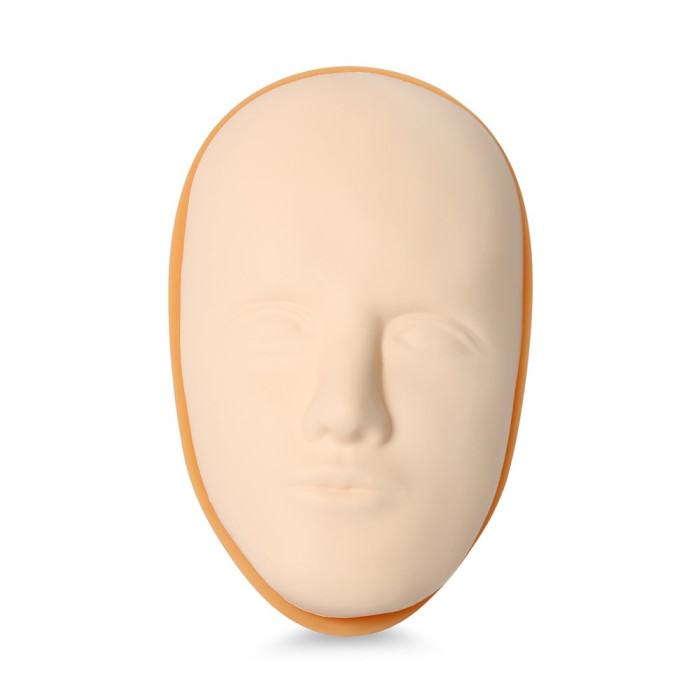 Visage en silicone 5D pour pratique PMU avec base 