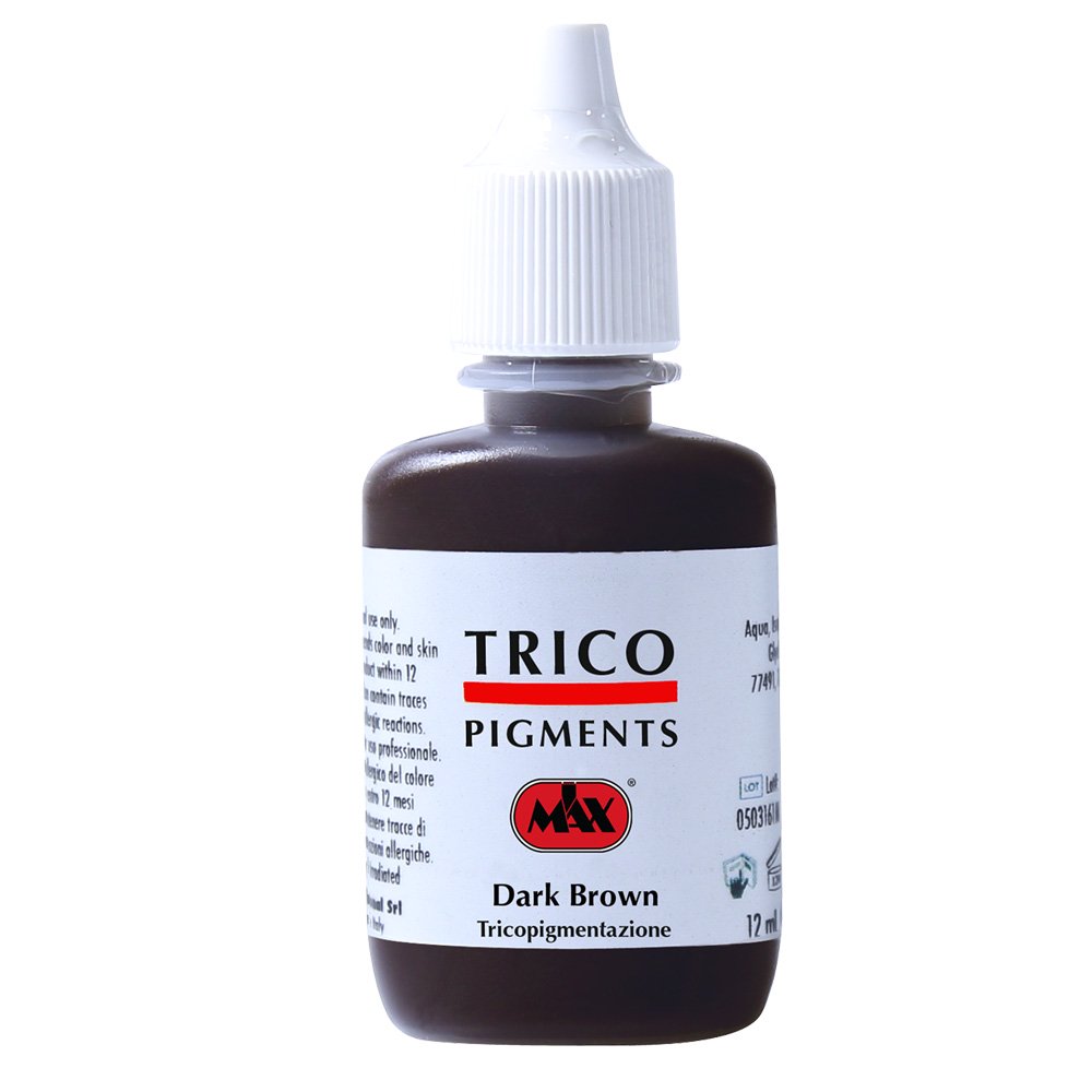 Trico Pigment Dark Brown 12ml Inchiostro da disegno non per tatuaggi