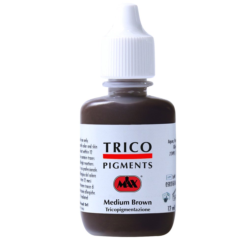 Trico Pigment Medium Brown 12ml Zeichentusche nicht für Tätowierungen