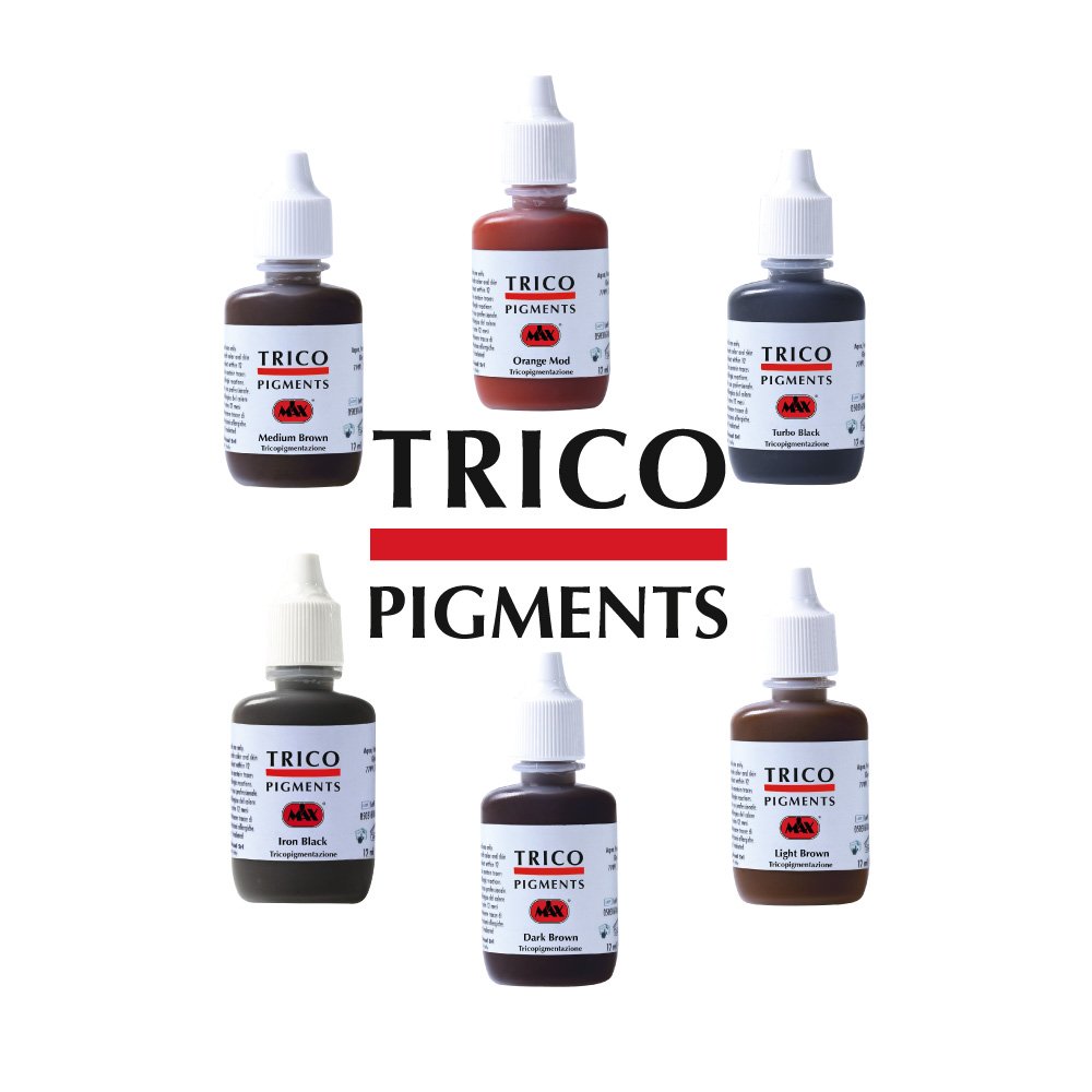 Trico Pigments Kit for Tricopigmentation Drawing ink not for tattoo