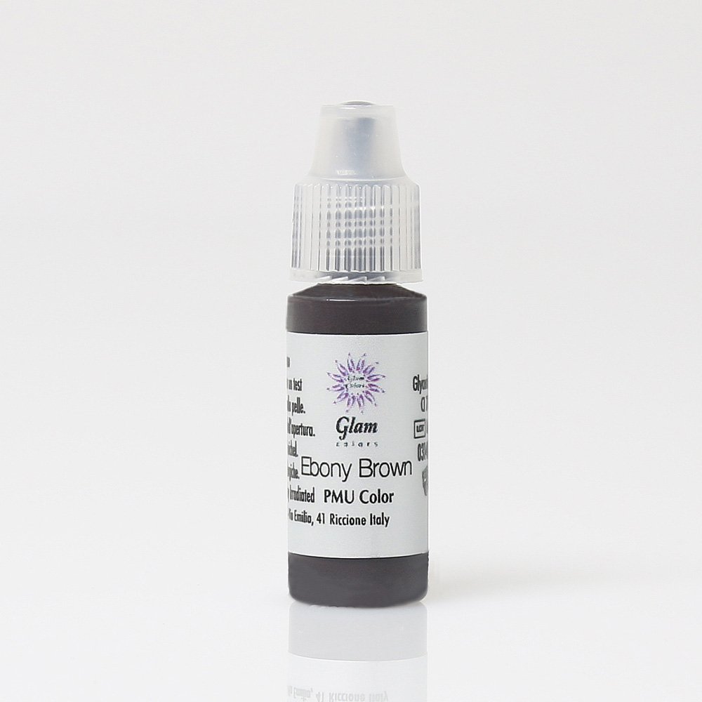 Glam Monodosis Castaño Ébano 1x2ml Tinta de dibujo no para tatuaje