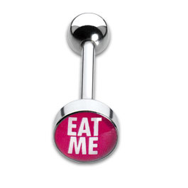 Tongue Studs 1.6x16mm Eat Me