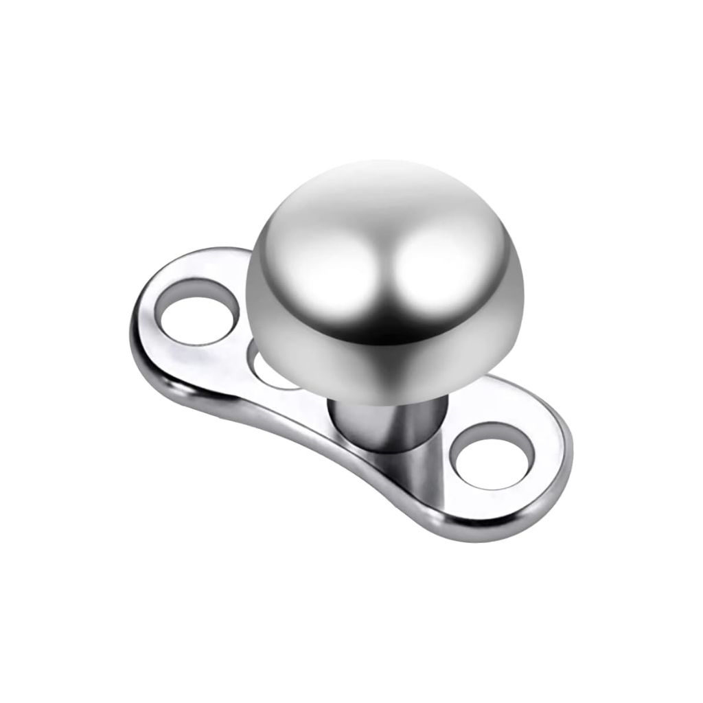 Micro Dermal Anchor Dome Half Ball 4mm (Titanium)