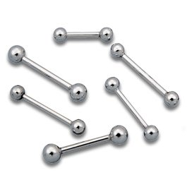 Barbell 2x19mm Balls 6mm