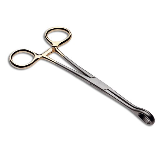 Closed Oval Pennington Forceps for Tongue 