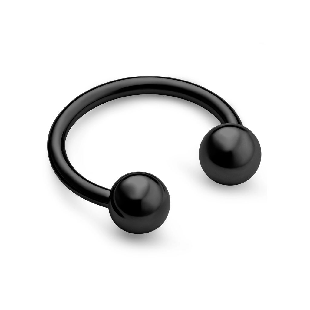 Circular Barbells (Black Titanium)