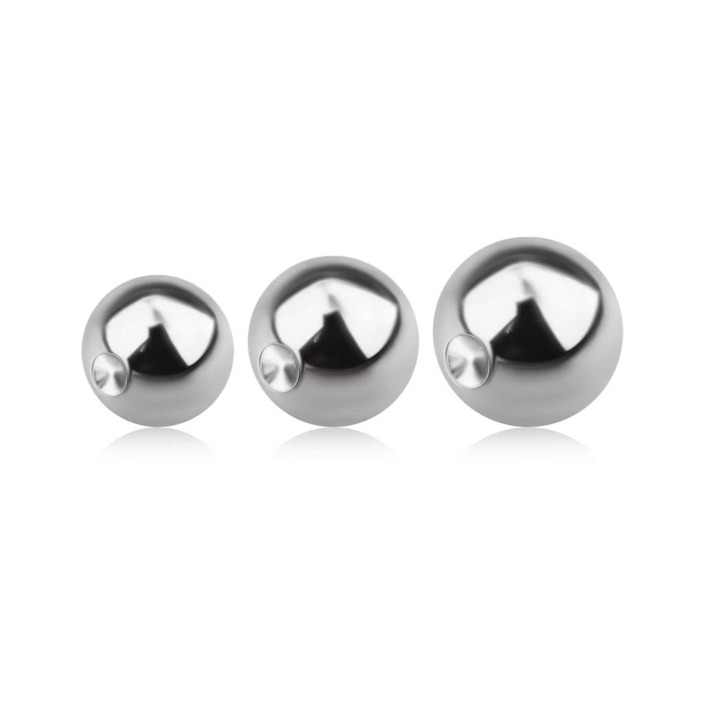 Boule Clip-in (Or Blanc 18kt)