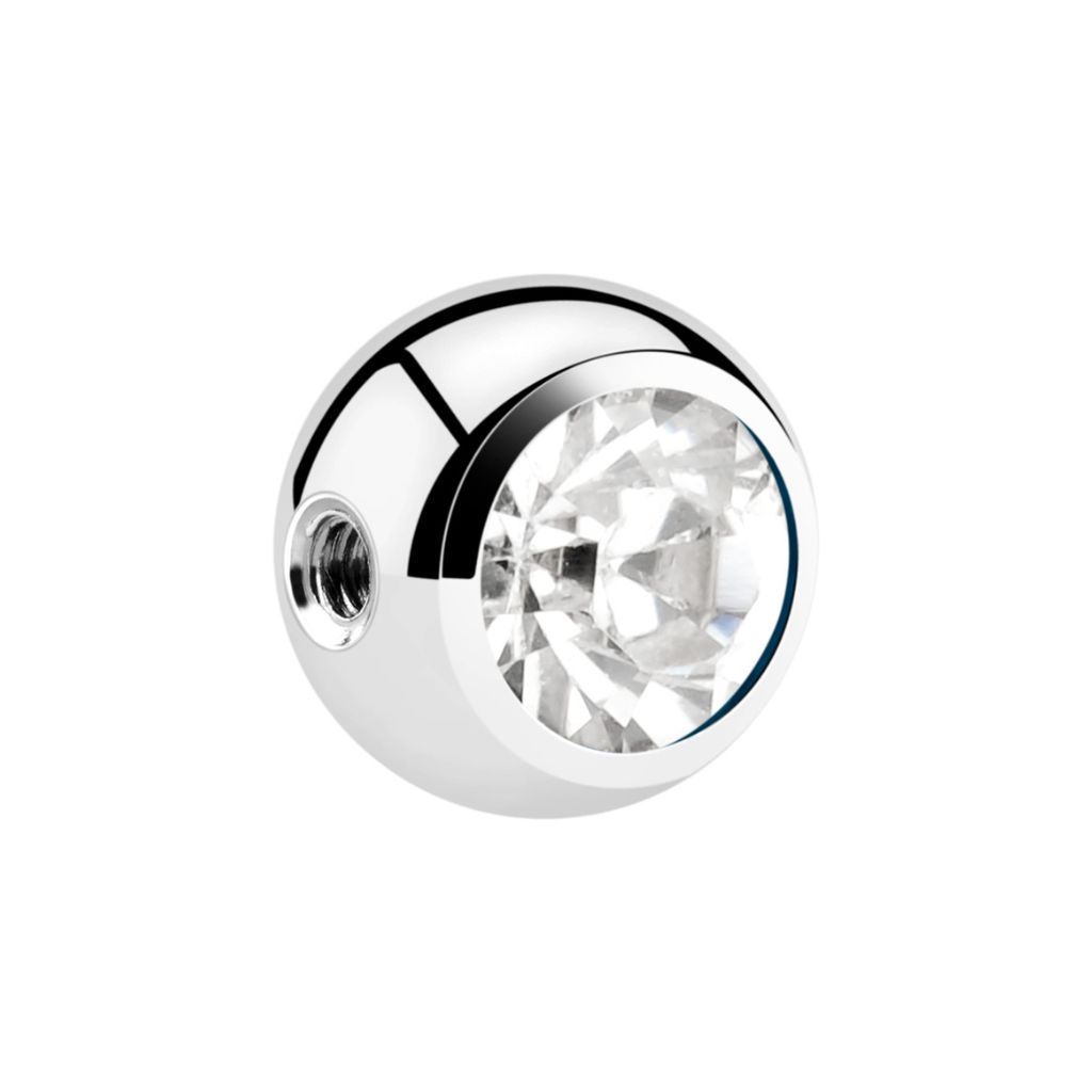 Jewelled Ball Side Threaded (Steel)