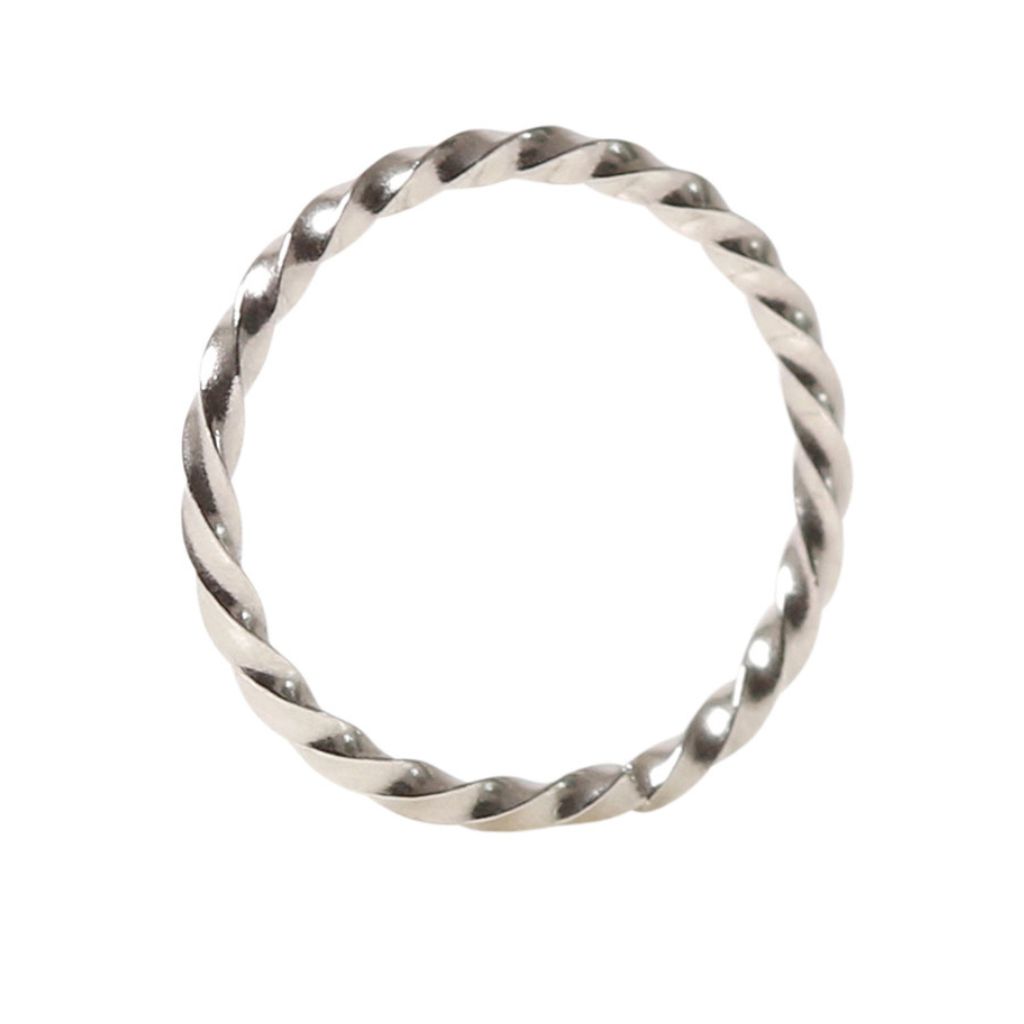 Rope Continuous Twist Rings (Steel)