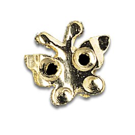 Zahnschmuck Gold 3-D Butterfly