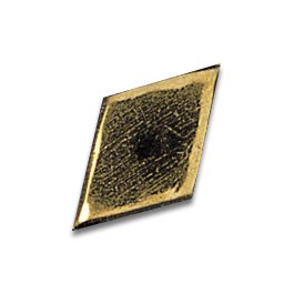Tooth Jewellery Gold Square