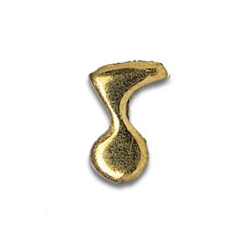 Zahnschmuck Gold Music Note