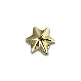 Tooth Jewellery Gold 3-D Small Star