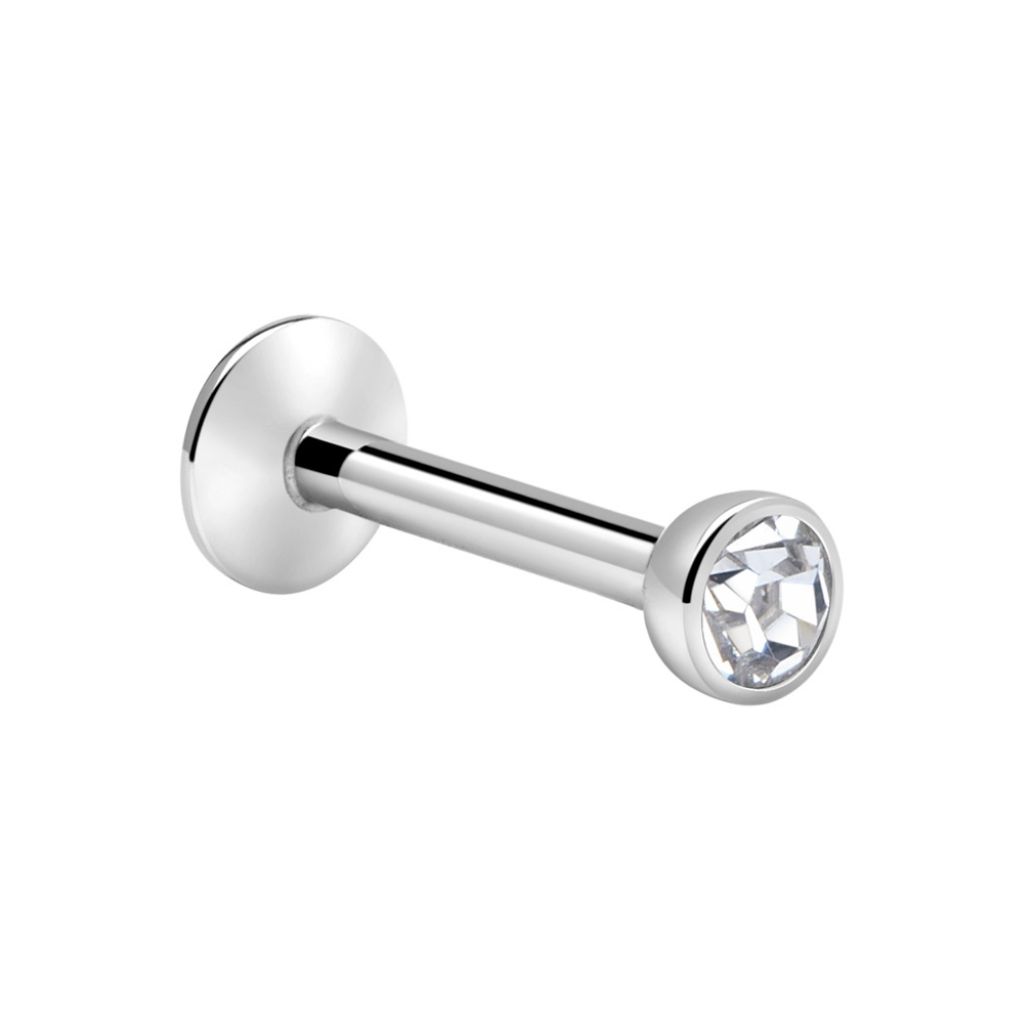 Marilyn Jewelled Labret Studs Filettatura Interna (Acciaio)