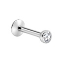 Marilyn Jewelled Labret Studs Filettatura Interna (Acciaio)