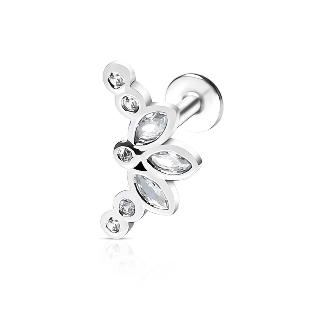 Dragonfly Helix & Tragus Piercing (Steel)