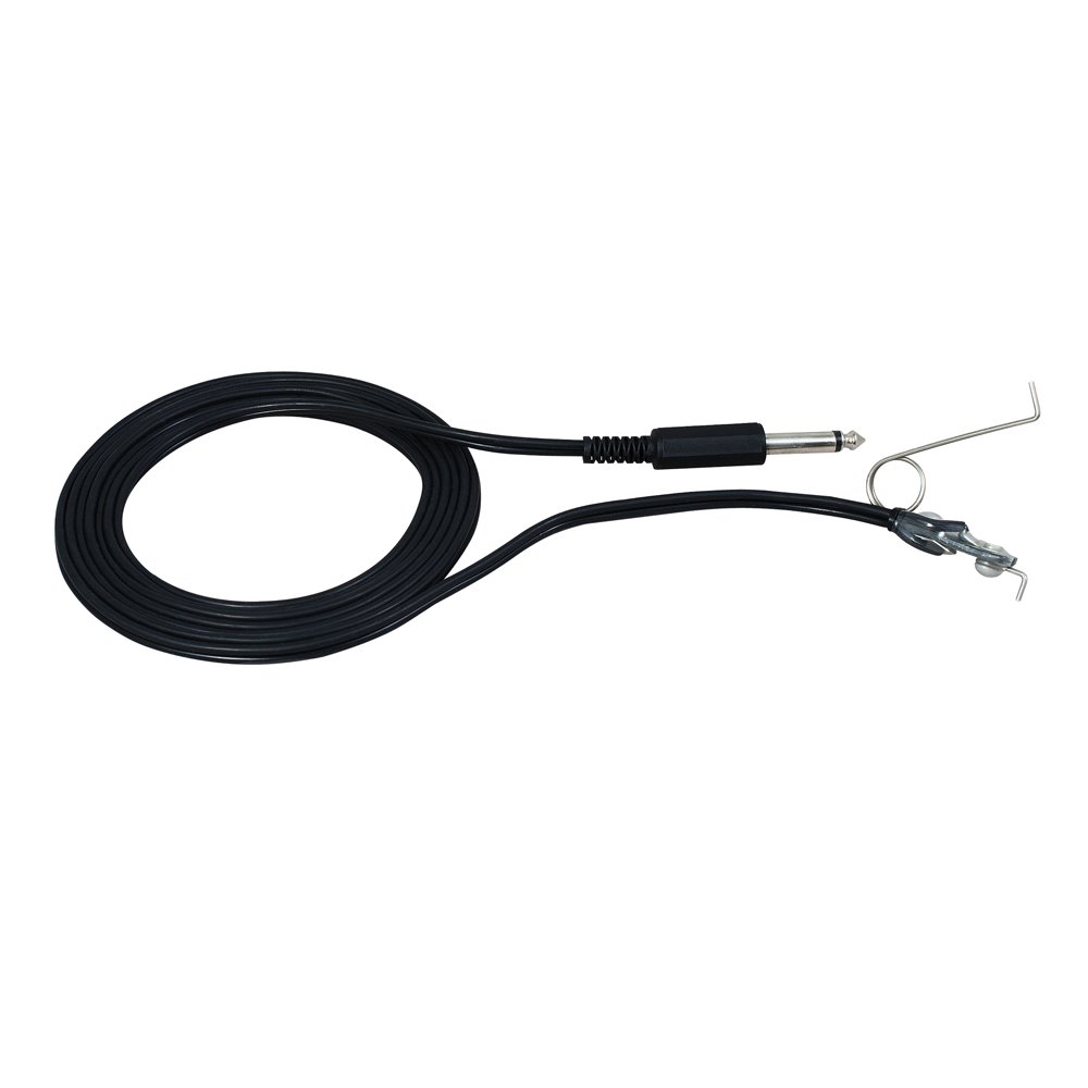 Silicone Clipcord Black 2.4m Phone Jack