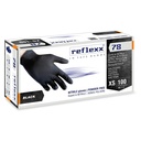 Reflexx 78 Black Nitrile Gloves