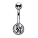 Navel Banana 1.6x10mm Skull