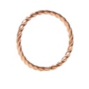 Rope Continuous Twist Rings (Steel)