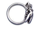 Vertical Charm Ring 1.6x12 Naked Woman
