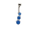 Zirconi pendenti 1.6x10mm Blu Zaffiro