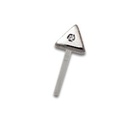 Nostril Triangle Spessore 0.8mm dritto