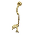 Navel Banana 1.6x9mm Kette mit Delfin