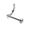 Nose Stud Ball 2.5mm Nostril Piericing (Titanium)