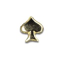 Tooth Jewellery Gold 3-D Spade