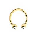 Gold Circular Barbells (Steel)