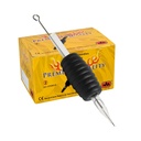 Tattoo Needles with Tubes - Black Rubber Grip