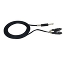 Clipcord de silicona de 2,5 m con Jack