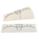 Eyebrow Design Sticky Ruler 50pcs.